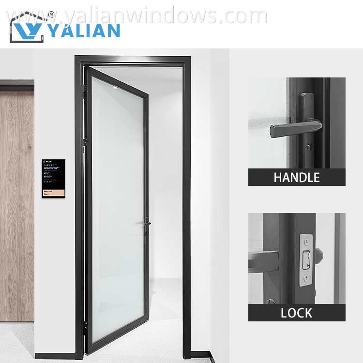 Aluminum Inward Opening Casement Door Aluminum Inward Opening Casement Door